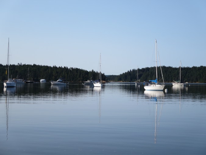 Sailboats, Montague Harbour