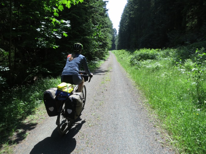 riding the Cowichan Valley Trail