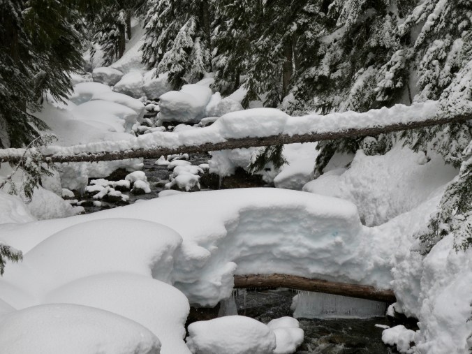Snow bridge